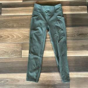Lululemon Green Leggings Size 4